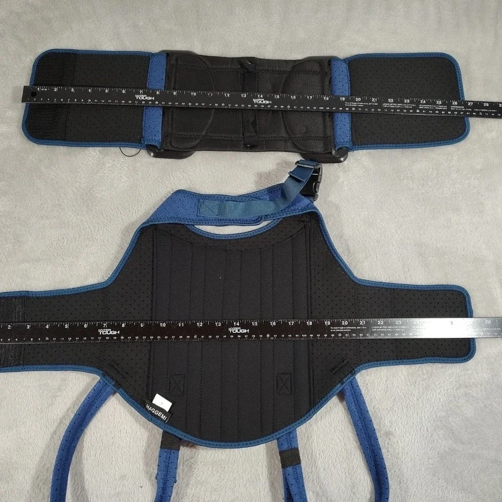 Haggemi Dog Back Brace Spine Support Harness for IVDD and Arthritis Relief Small
